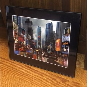 Framed 8 x 10 Inch Picture of NYC Times Square